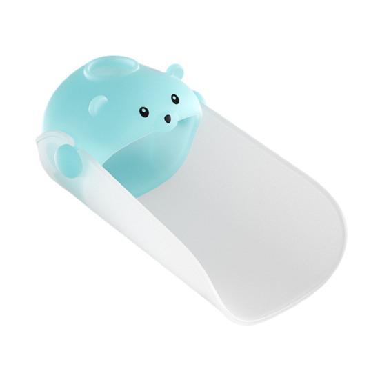 

Удлинитель для крана для малышей, младенцев, детей, универсальный силиконовый удлинитель для крана для раковины для ванной комнаты, кухни небесно-голубой