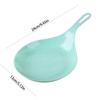 2Pcs Appetizer Eating Tray Handheld Dish Fried Chicken Snacks Plate Large Spoon Tray Fruit Dessert Cake Platter Easy Use
