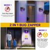 Solar Light Solar Bug Zapper Outdoor Mosquito Killer With Motion Sensor Waterproof Solar Powered Fly Trap For Garden Yard Wall