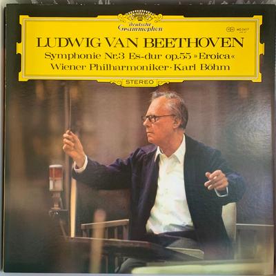 LP Record KARL BOHM WIENER PHILHARMONIKER  Beethoven Symphonie Nr.3 Esdur Op. MG2417 DEUTSCHE GRAMMO 1972 Japan Obi Classical Used