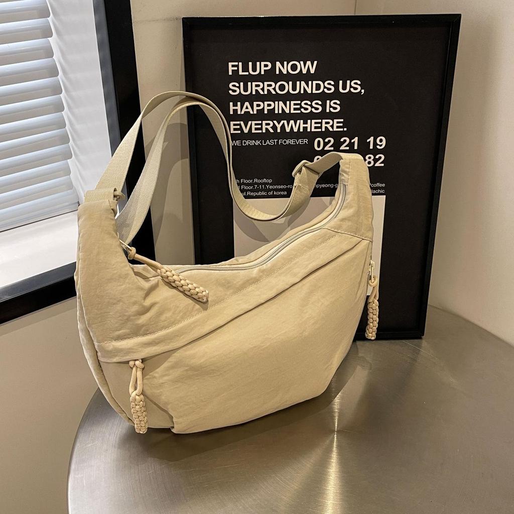 Japanese Style Large Capacity Nylon Crossbody Bag - Unisex Travel Duffle Bag