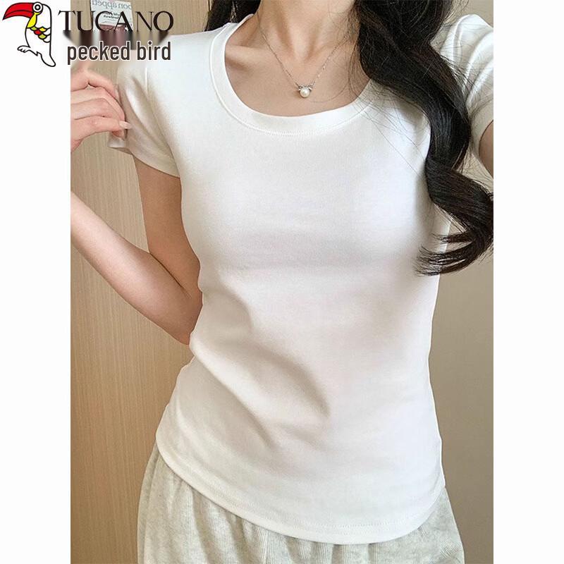 Woodpecker Women s Slim-Fit Cotton T-Shirt 2XL
