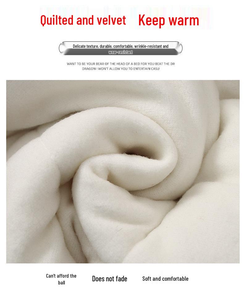 Meng Tang Tang Festive Chinese New Year Kids' Hanfu Set - Traditional Winter Outfit