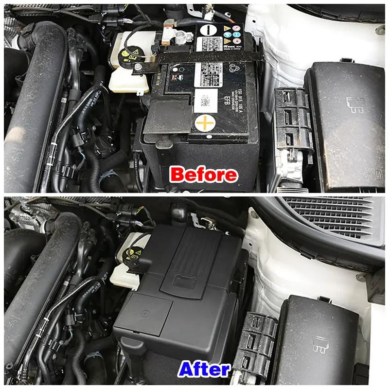 For Volkswagen VW Jetta MK7    Car Engine Battery Positive Negative Protection Cap Dustproof Cover Rustproof Shell