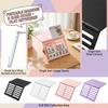 Foldable Mahjong Tile Holder Stand Adjustable Slotted Game Card Rack Organizer for Tabletop Use Durable Plastic Material Compact Design