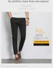 2022 Summer Men's Black Slim-Fit Nine-Point Casual Pants - Youth Solid Color Korean Style