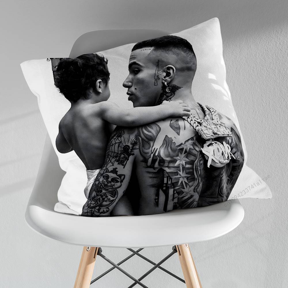 Italy SSfera EEbbasta Rapper Various Sizes Square Pillow Case For Car Home Bedchamber Decor Birthday Gift