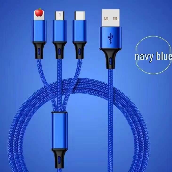 Custom Logo Multi-Device Fast Charging Nylon Braided Cable