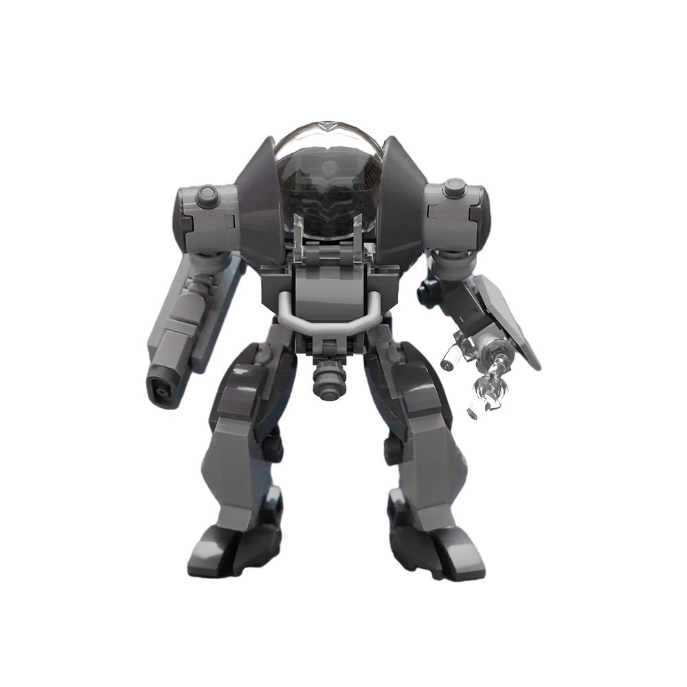 Mecha model MOC stavebnice DIY montáž kreativní hračky, velmi dobrý dárek pro milovníky stavebnic