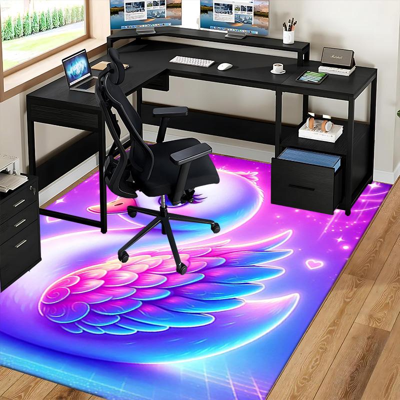 1pc Glowing Duck Chair Mat, Non-Slip Carpet for Office Chairs, Festive Gift, Universal for All Seasons, Suitable for Home Decor, Living Room, Bedroom,