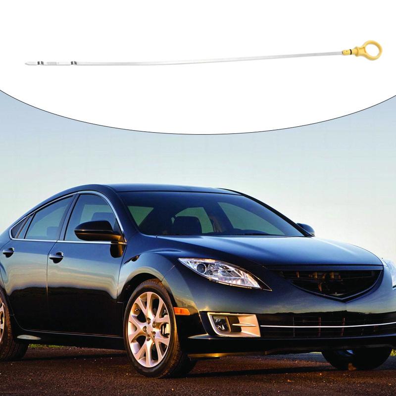 Yellow Handle Engine Oil Dipstick Replacement for Mazda CX-9 Mazda 6 2007-2013 CY0110450A 580mm Indicator 22.8