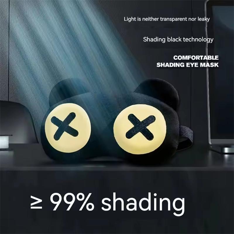 Niedliche Augenmaske Schlaf Beruhigend Augenmüdigkeit Warme Kompresse Tragen Bequem Kinder Und Studenten Augenmasken