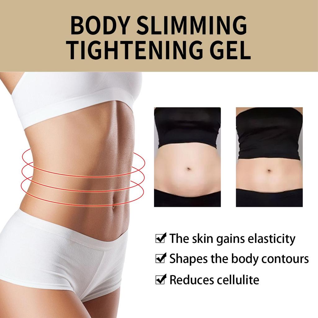 Körperstraffendes Gel - Bekämpft schlaffe Arme und Bauch, Verbessert die Körperkonturen, Schlankheitsgel