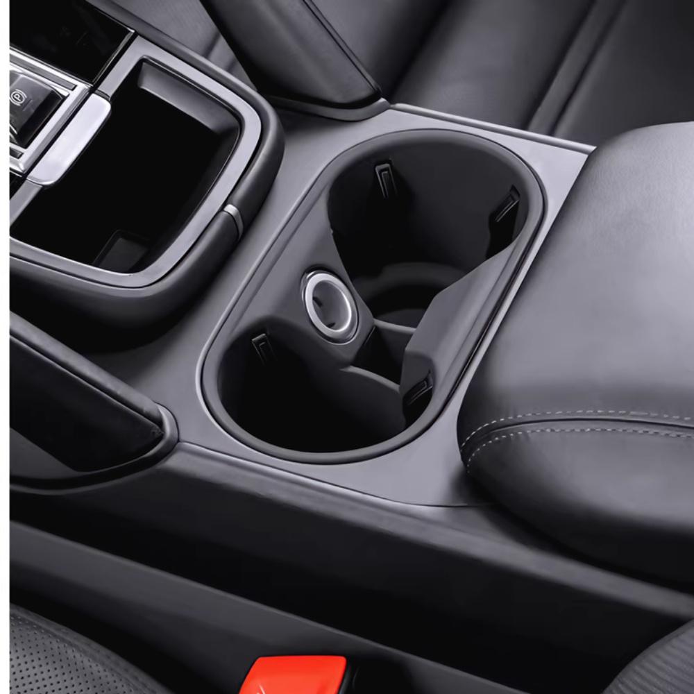 For Porsche Cayenne 2024 2025 Car Center Console Organizer Storage Silicone Cup Holder Box Accessories Modification