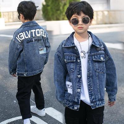 Boys' Denim Jacket - Stylish Spring & Autumn 2025 Fashion for Mid To Large Kids