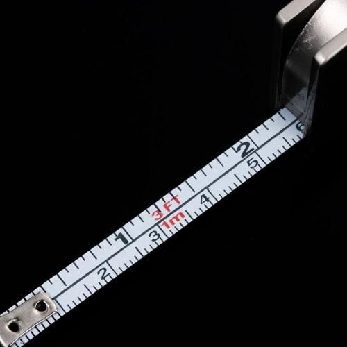 DIY Measuring Tape Tool Keychain Stainless Steel Measuring Instrument
