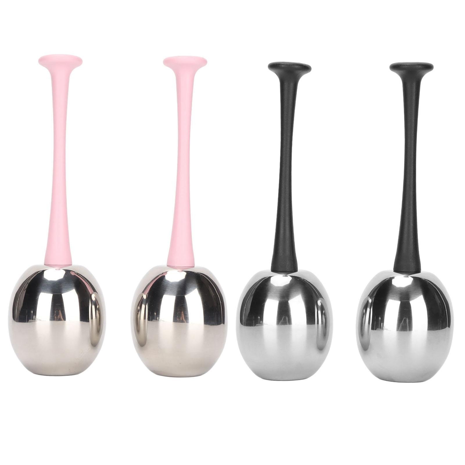 

2шт ледяные шарики для лица из нержавеющей стали для массажа лица уменьшают отечность, устраняют тонкие линии ледяные шарики