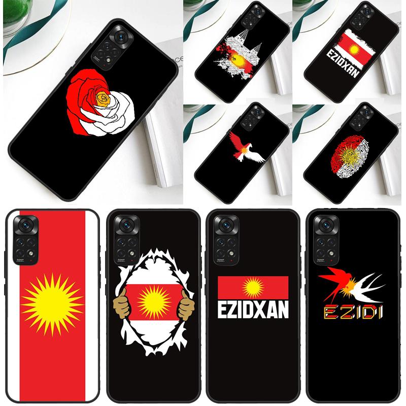 Yazidi Flag Ezidxan Case For Xiaomi Redmi Note 13 Pro 14 12 9 10 11 Pro 10S 11S 12S Redmi 14C 13C 10C 12C Cover