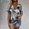 Women's Fashion Casual Short Sleeve V Neck Blouses & Shirts