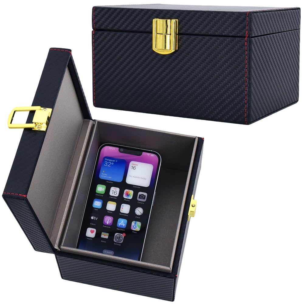 Ключница для защиты от ретрансляционной атаки Предотвращение угона автомобиля Узор карбона Радиоволны Герметичная КликерСмартфон 6600₽