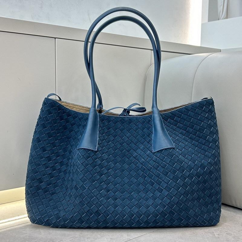 Nowa skórzana zamszowa torba tote ręcznie tkana torba torba pod pachę torba o dużej pojemności damska