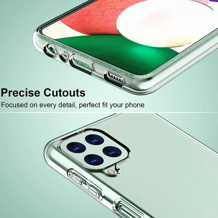 Coque et film de protection - TRANSPARENT - Samsung Galaxy A22 4G - UltraSlim - Silicone gel - Verre trempé
