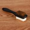 Random Color Plastic Superfine Multipurpose Leather Cleaner Dust Cleaning Long Handled Shoes Brush