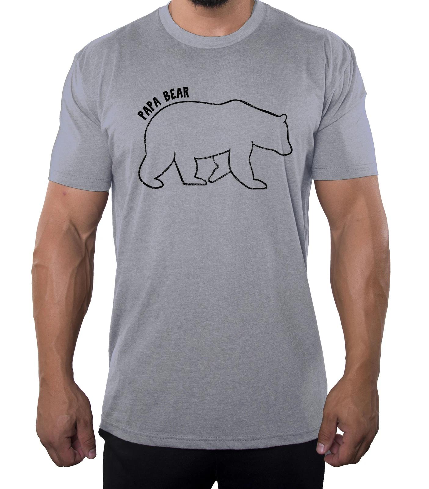 Men s Papa Bear shirt, Cool Shirts for Dad, Men s T-Shirts, Best Dad T-Shirts S