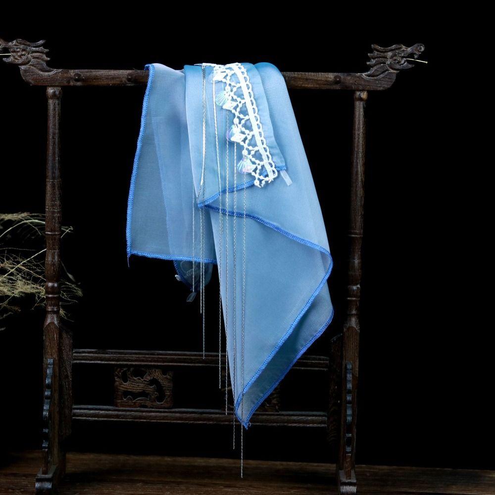 Mesh Sunscreen Mask Tassel Face Covering Gauze Classical Hanfu Face Veil  Ladies