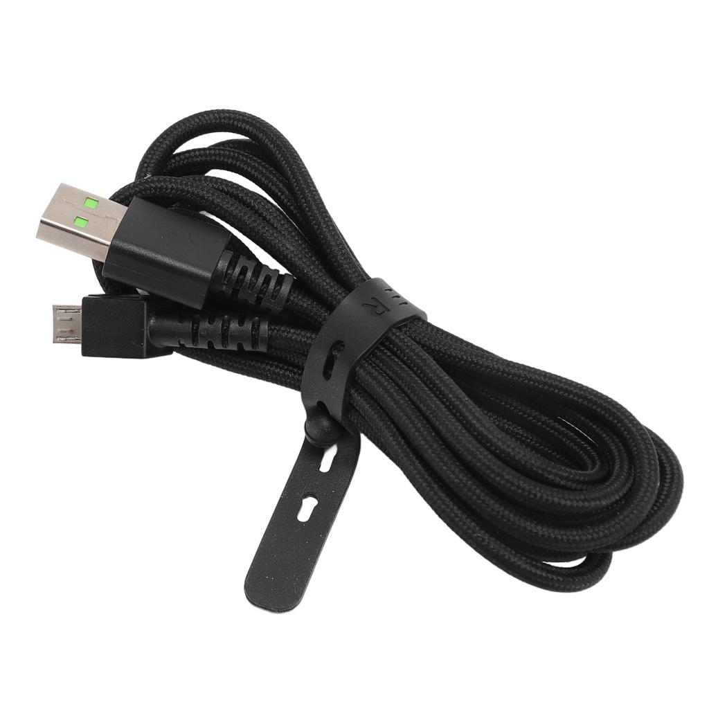 Charging Cable for Naga Pro Mouse Micro USB 5.9ft Long Antiwear Nylon Metal Mouse Charger Cord for