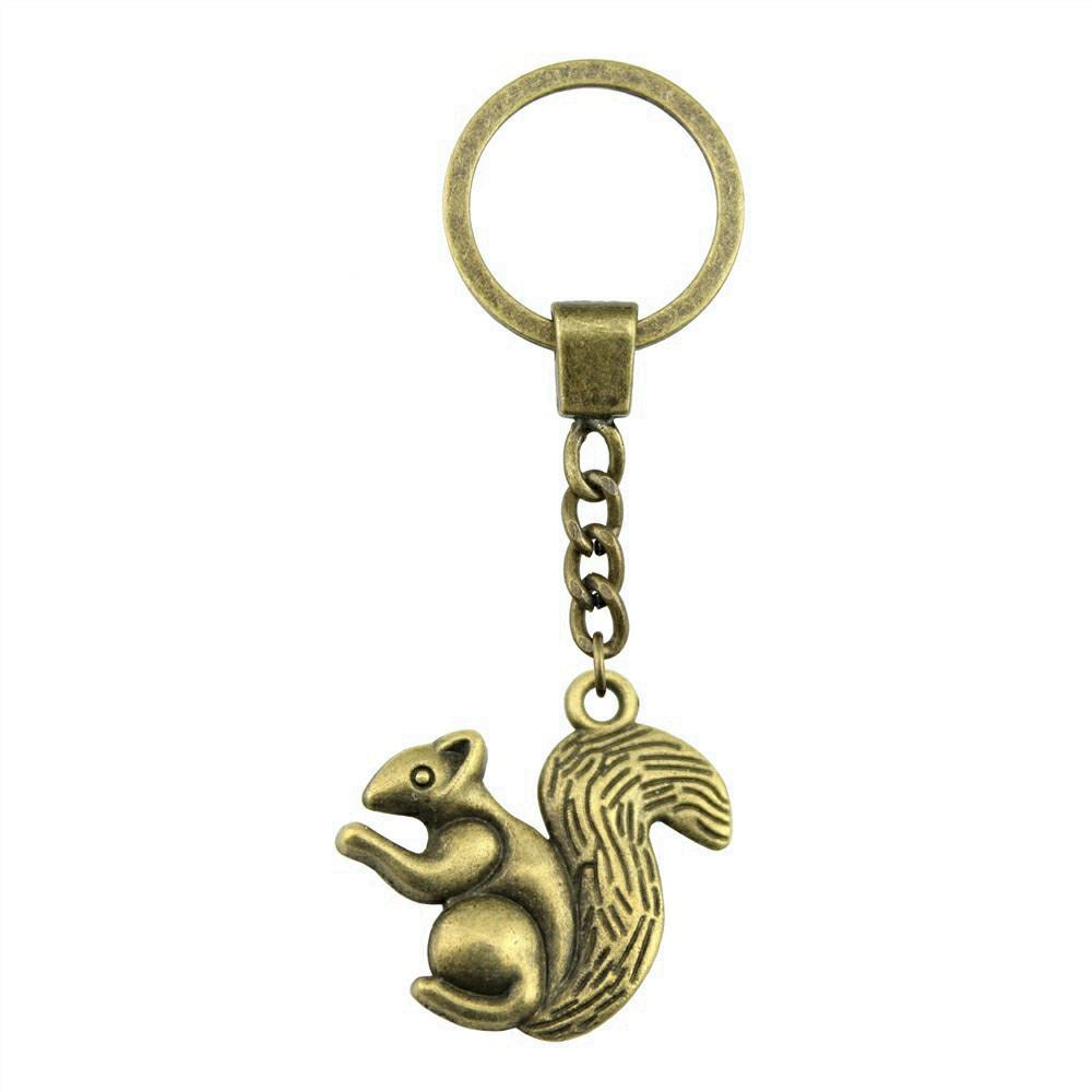 Christmas Snowman Charm Keychain Winter Holiday Key Ring 30mm Ring
