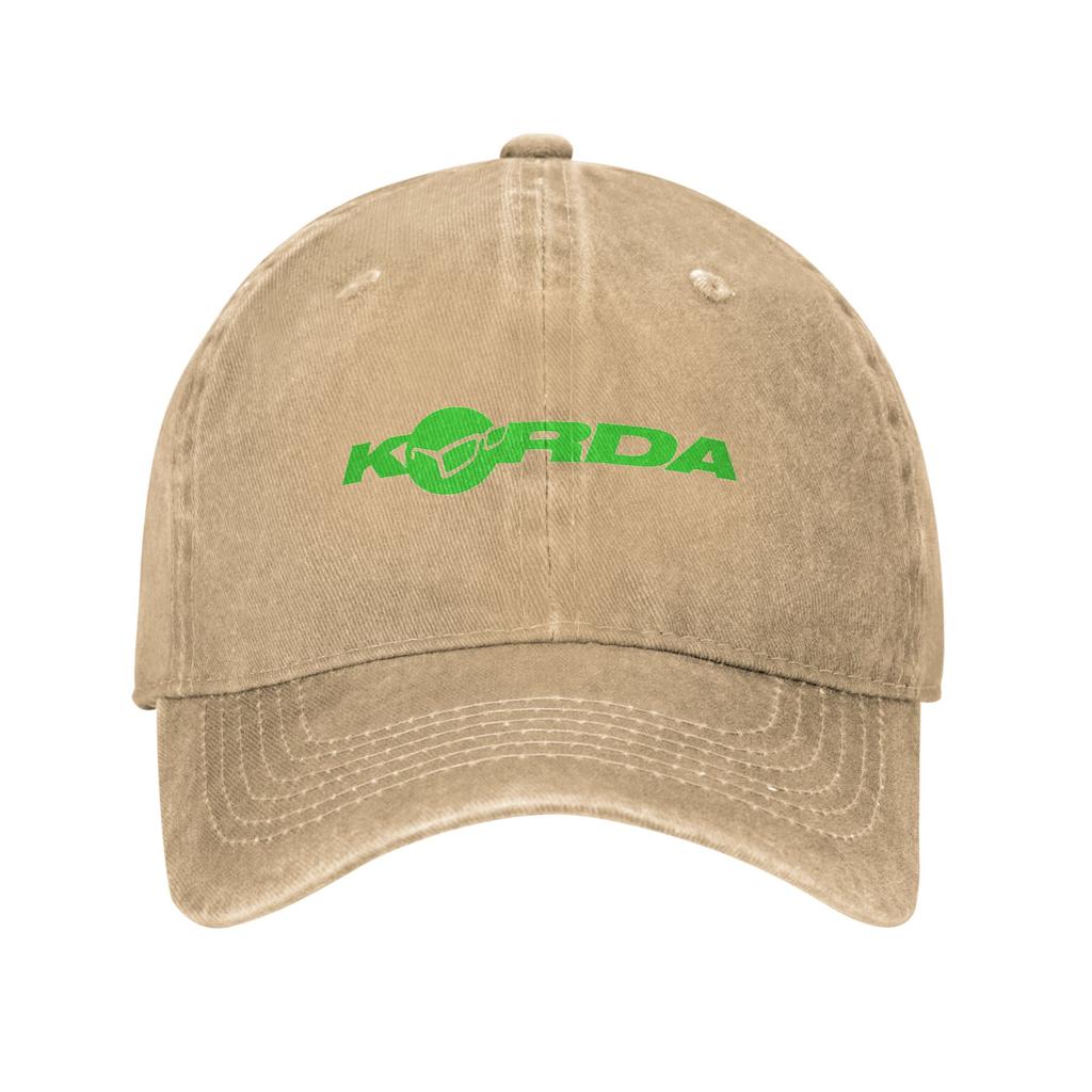Korda Fishing Logo Denim Baseball Caps Snapback Baseball Hats Breathable Casquette Outdoor for Men's And Women's