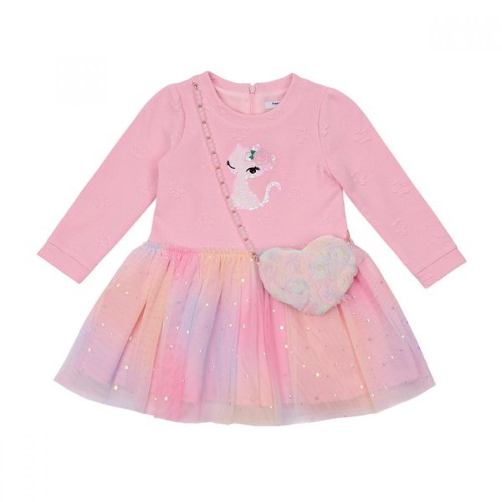 French Cat Pink Floral Jacquard Bag Dress Q54dso060p1 Pink/130