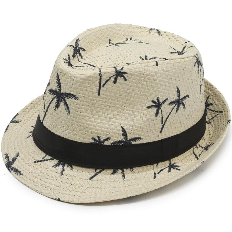 

Summer Sun Protection Straw Hat Beach Sun Hat British Style Men s Versatile Jazz Hat Hot-Selling Sun Hat 58