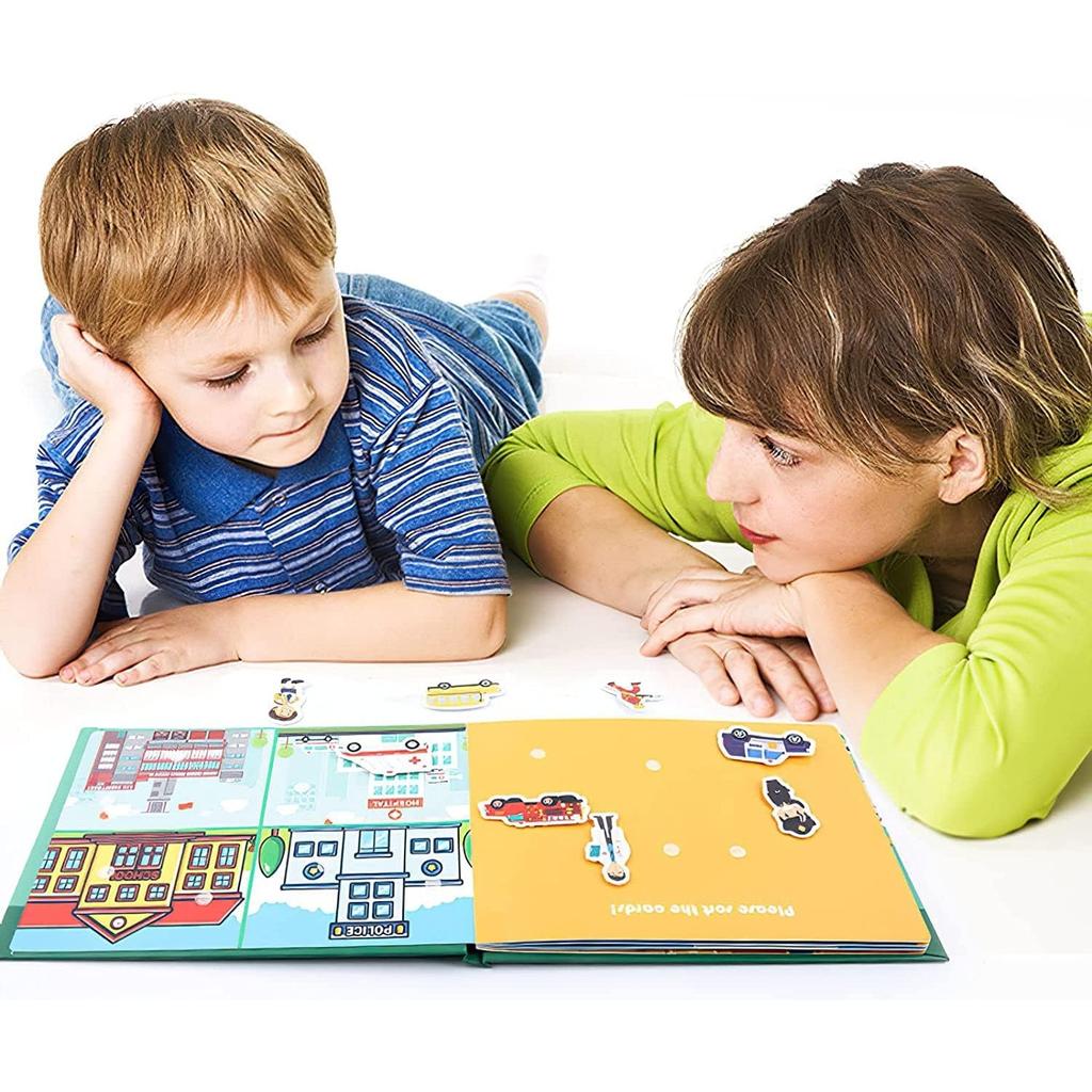 Montessori Quiet Book,Montessori Toy, Quiet Book, Interactive Busy Book, Quiet Book for Early Education, Educational Toy for Children From 3 Years