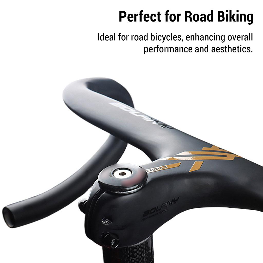 Road Bike Handlebars Aerodynamic Aluminum Integrated Handlebar Bracket Bicycle Accessory for
