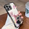 Selfie Sunglasses Cat Suitable for Iphone16 Four-corner Airbag 17promax Anti-drop Plating Apple 15 Mobile Phone Case