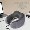 OEINGOEING Memory Foam Hump U-shaped Travel Neck Pillow