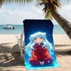 Beach Towel with Inuyasha Pattern - soft,absorbent,machine washable Lightweight&Modern,swimming,Travel Essentials