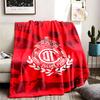Deportivo Toluca Futbol Club Theme Blanket Suitable For The Sofa Camping And Travel Made Of Soft Flannel Material An Ideal Gift For Occasions Such As 
