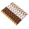 125pcs Halloween Paper Straws Cute Multi Pattern Paper Drinking Straws for Festival Decoration