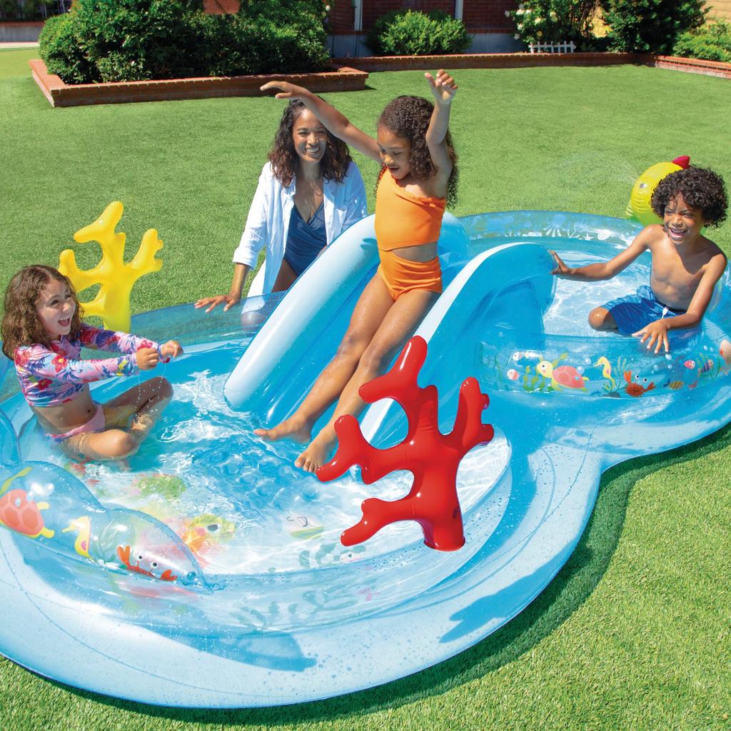 INTEX Large Pool Under the Sea Play Center 310 x 193 x 71 cm Japanese 56143 [Genuine Product]