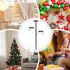 Black Triple Tree Topper Christmas Tree Topper Candle Holder 3 Tier Candle Holder for Home Holiday Decor