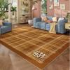 Cute Pink Grid Bow Pattern Carpet Non-slip Soft Area Rug for Girls Bedroom Living Room Nursery Home Decor