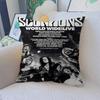 S-ScoRpiOns Band Album Cover Pillow Case Cushion Cover Car Throw Pillow Case For Sofa Car Christmas Gift 40x40cm 45x45cm