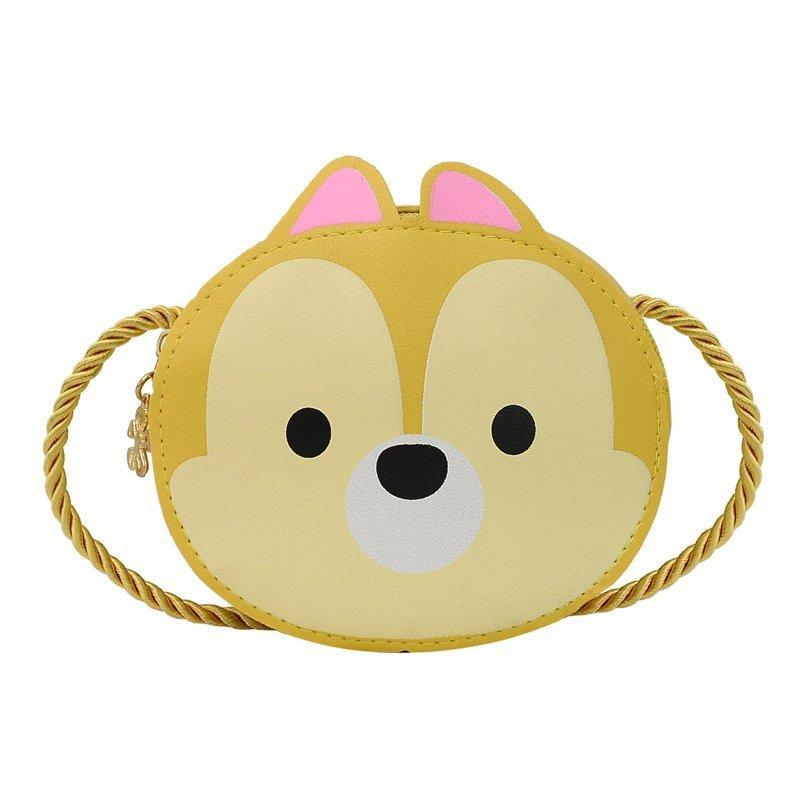 

Cartoon Cute Pattern Small Square Bag Girl Crossbody Bag School And Outings жёлтый