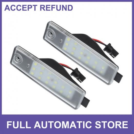 

LED License Plate Light Assembly TWO for Toyota Highlander 2008-2014