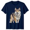 Dog Mixed Breed Watercolour Portrait Pet Lover TShirt