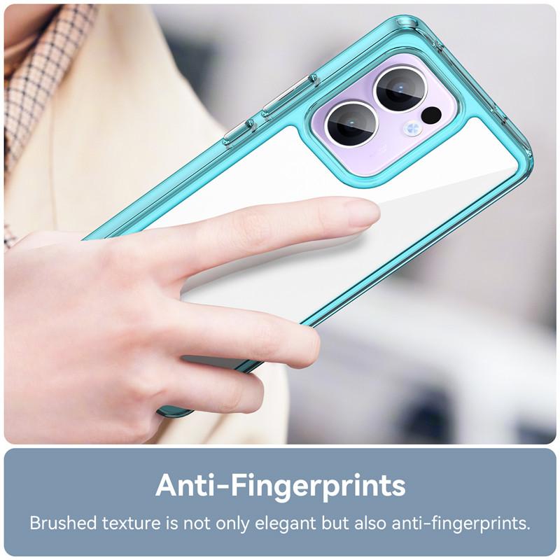 Pro pouzdro OPPO Reno13 F OPPO Reno13 F FS A Kryt TPU Okraj Akrylová Zadní Stěna Nárazník Ochranné Pouzdro na Telefon Na Reno13 A FS Funda