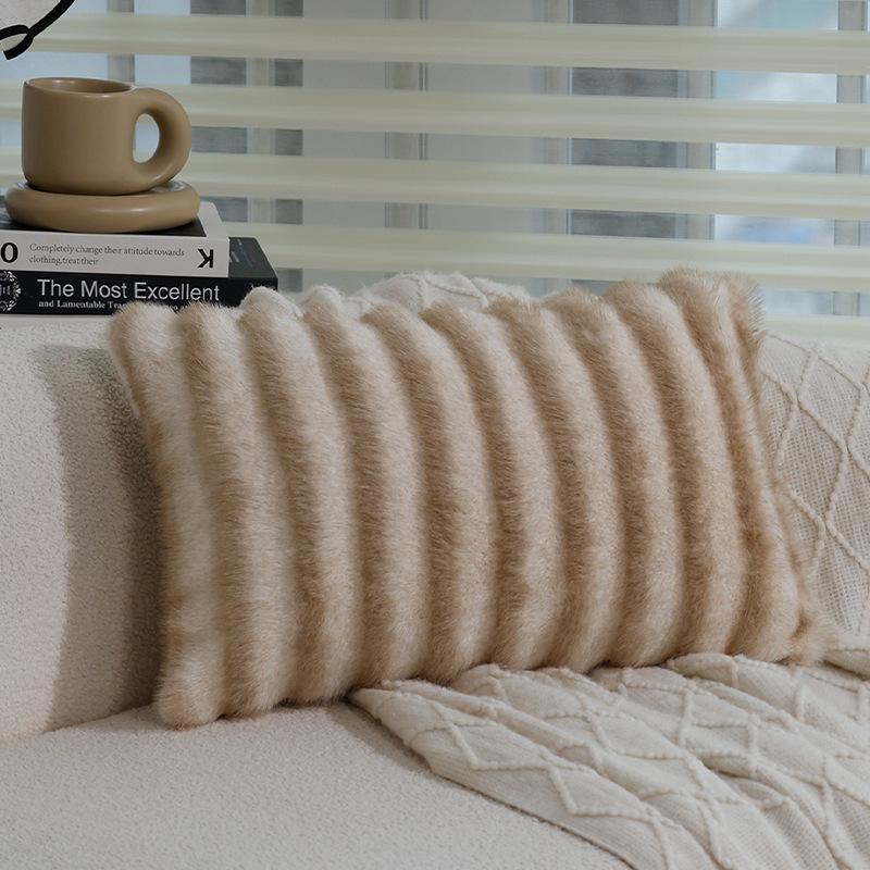 Medieval Style Brown Retro French Pillowcase Living Room Sofa Bed Cushion Pillow Bay Window Cushion Waist Pillow